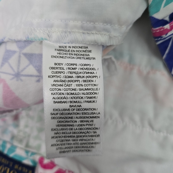 Polo Ralph Lauren Patchwork Print Colorful Patterned Golf Women's Shorts Size 12 - Picture 10 of 10